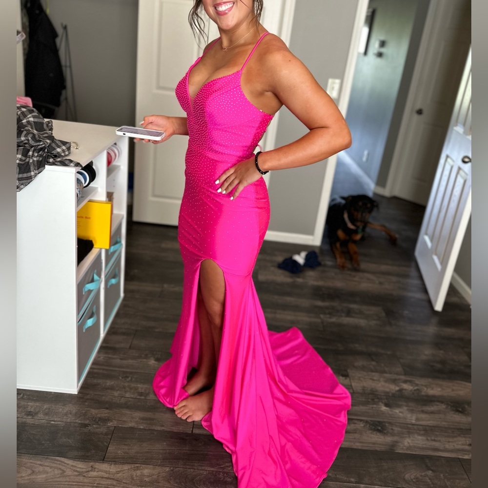 pink size 4 prom dress